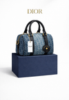 Baúl Dior Boston Oblique Denim
