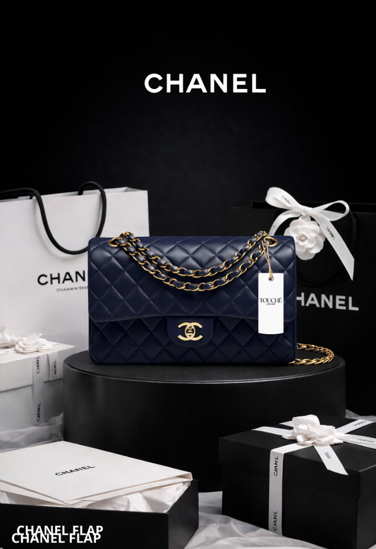 Chanel Classic Flap Azul Marino