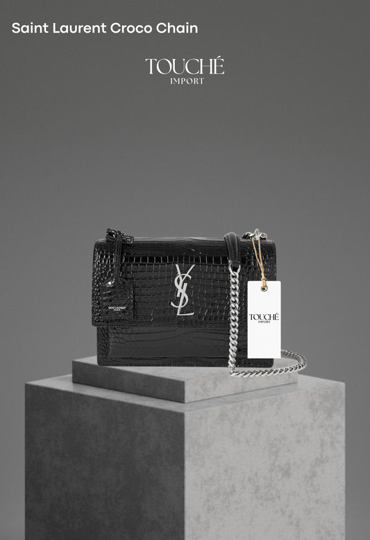 Ysaint Laurent Croco Chain