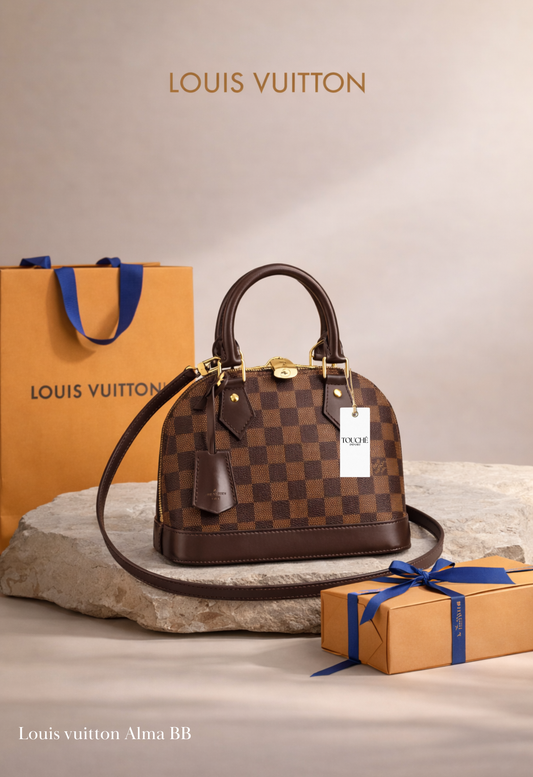 Louis vuitton Alma BB Chocolate Leather