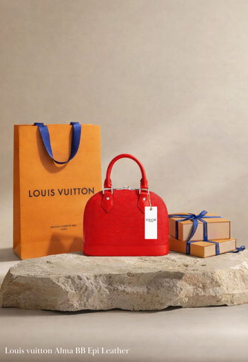 Louis vuitton Alma BB Epi Salmón Leather
