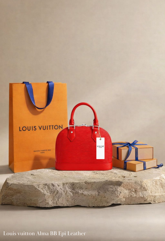 Louis vuitton Alma BB Epi Salmón Leather
