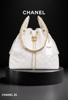 Chanel 25 Médium White