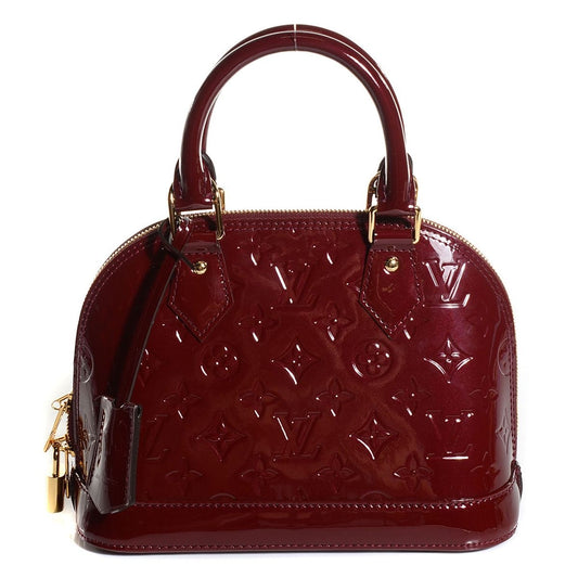 Louis vuitton Alma BB Charol Bordo Epi Leather