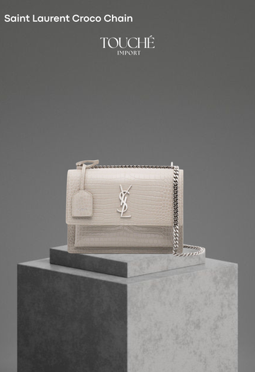 Ysaint Laurent Croco Chain
