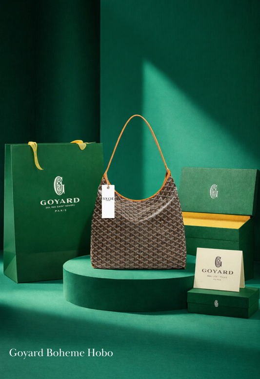 Goyard Hobo Boheme Bag Estampado Camel