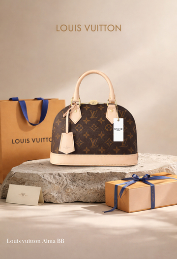 Louis vuitton Alma BB Clásica Marrón Epi Leather