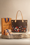 Louis Vuitton Neverfull Monogram flowers Takashi Murakami