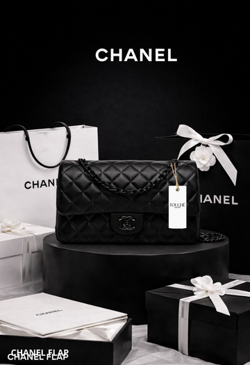 Chanel Classic Flap Herrajes Negros