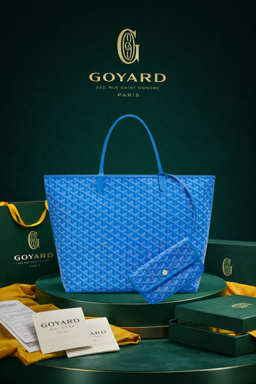 Goyard Saint Louis Tote Bag Azul