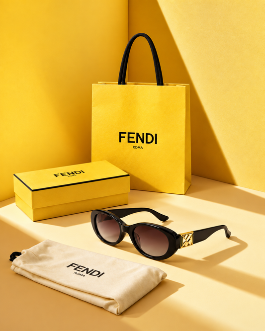 Fendi Bolsa de Regalo Chico Amarillo