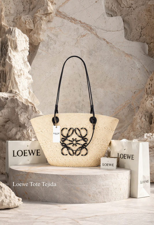Loewe Bascket Bordes Negros tejida