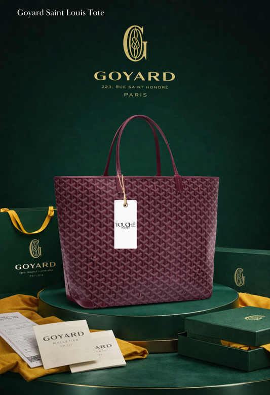 Goyard Saint Louis Tote Bag Bordo