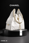 Chanel 25 Médium White