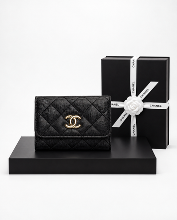 Chanel Wallet Mini Negro