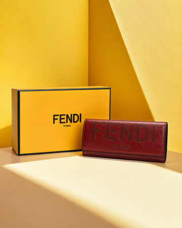 Fendi Wallet Bordó