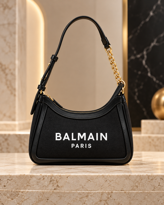 Balmain B-Army Shoulder Bag Negra