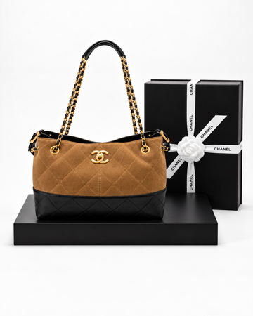 Chanel Coco Base Camel y Negro