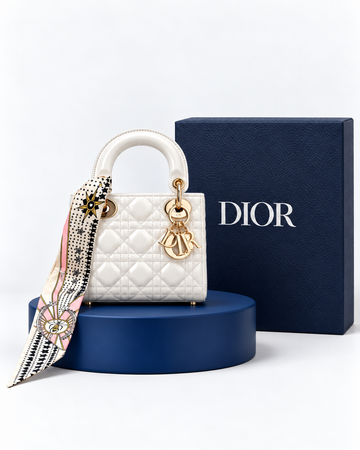 Christian Dior Cannes Blanco Charol Mini