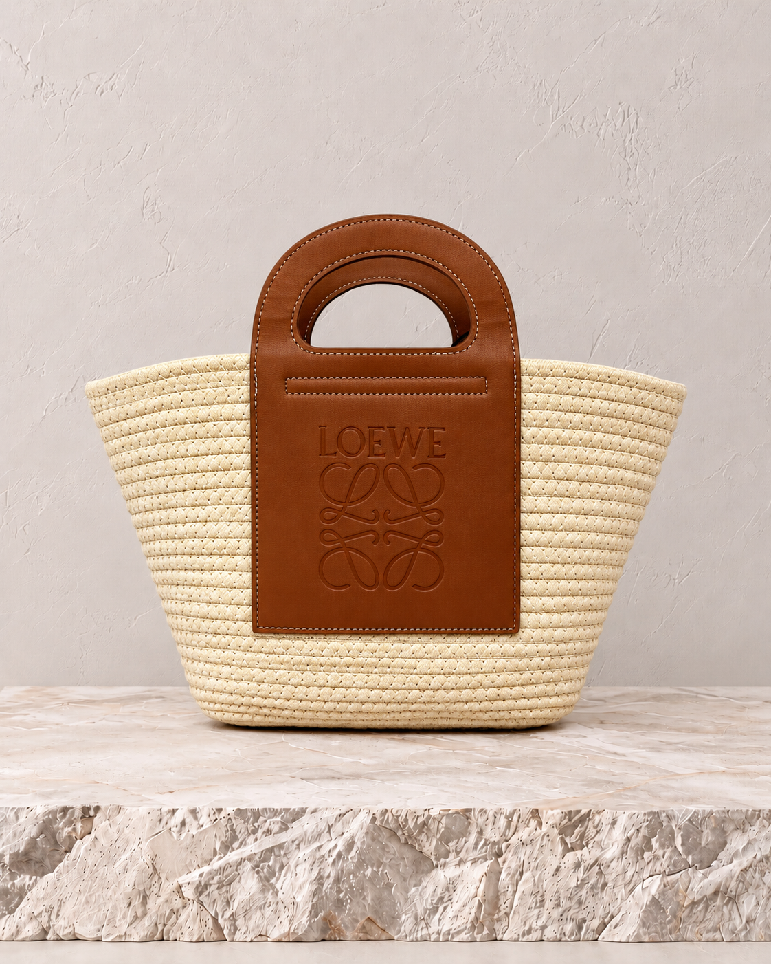 Loewe Rafia Cut-Out Hueso