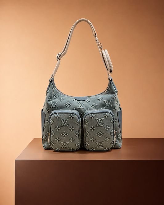 Louis Vuitton Hobo Monograma Denim