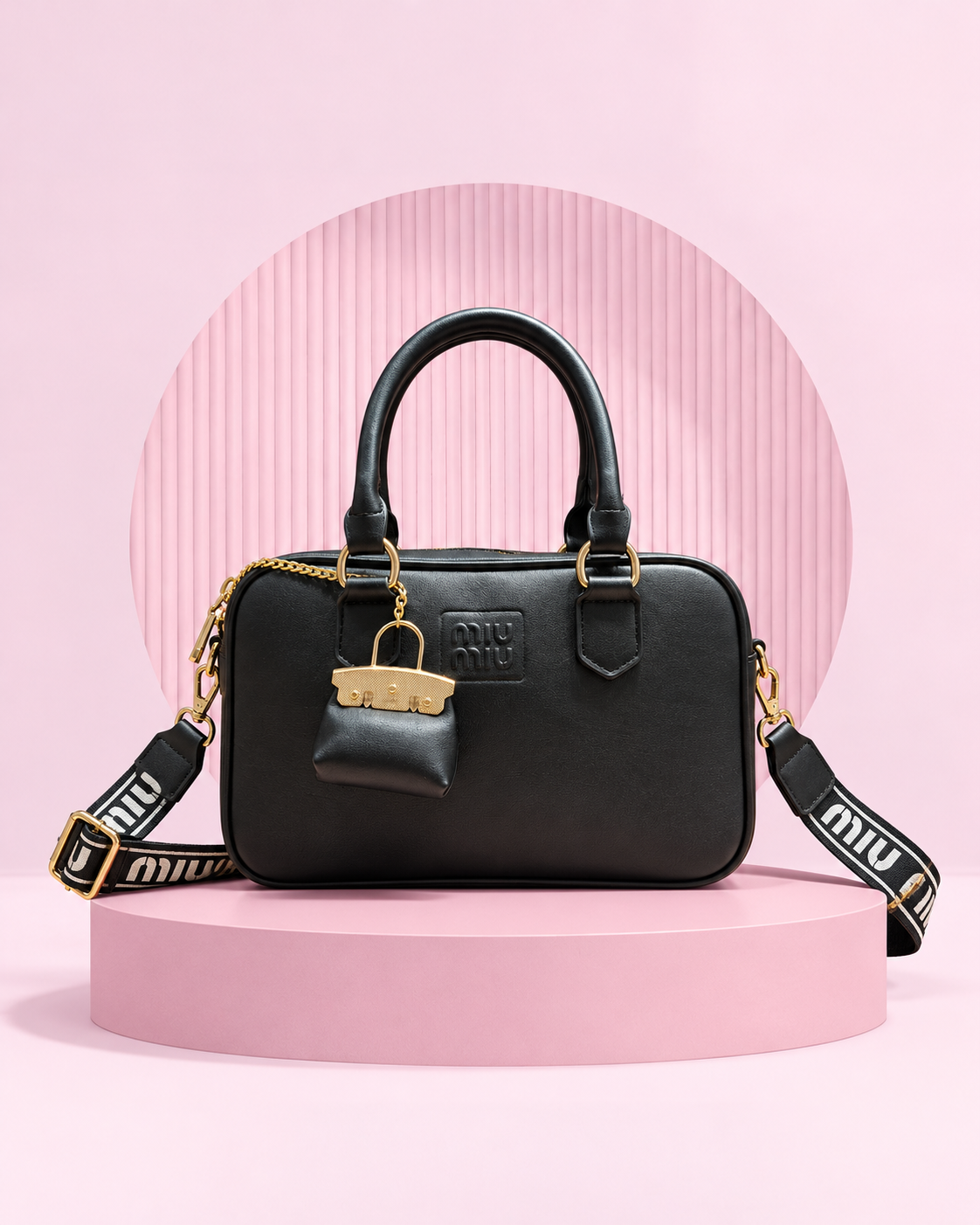 Miu Miu Beau Small Negro