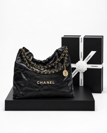 Chanel 22 Negro Dorado