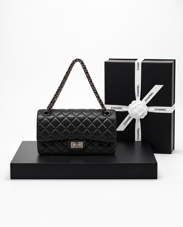Chanel Classic Flap Negro Acerado