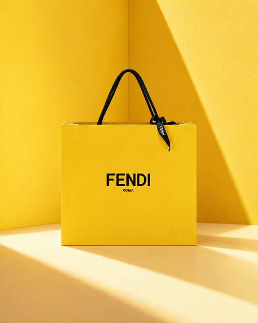 Fendi Bolsa de Regalo MM Amarillo