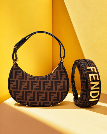 Fendi Curve Marrón Monograma