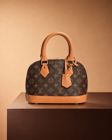Louis Vuitton Alma BB Marrón Monograma