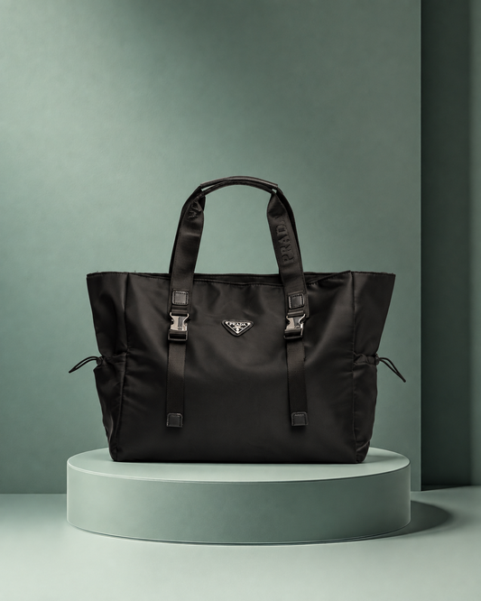 Prada Nylon Shopper Negro