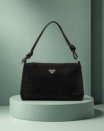 Prada Keepall Strass Negro