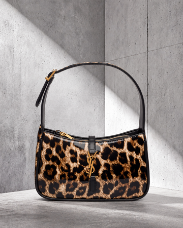 Ysaint Laurent Le 5 à 7 Clásica Animal Print