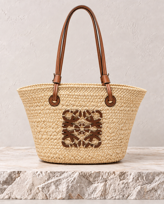 Loewe Basket Tejida Natural