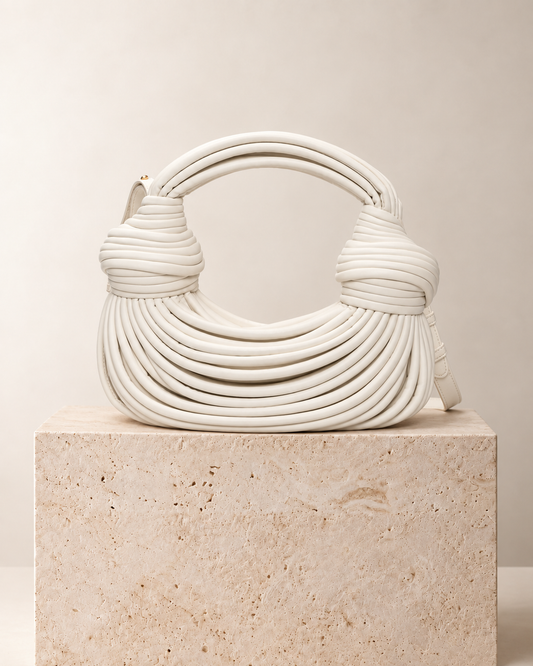 Bottega Veneta Double Knot Blanco