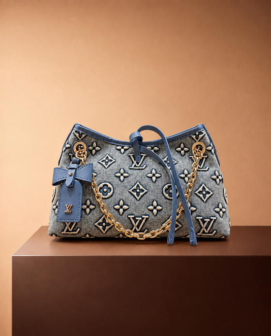 Louis Vuitton CarryAll PM Monogram Denim