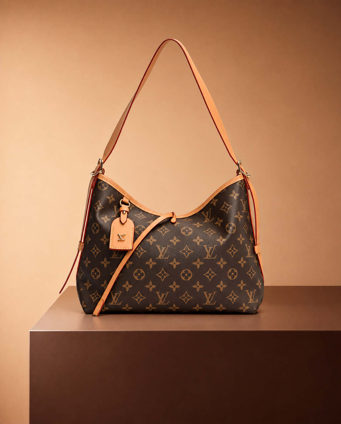 Louis Vuitton CarryAll MM Monogram Marrón