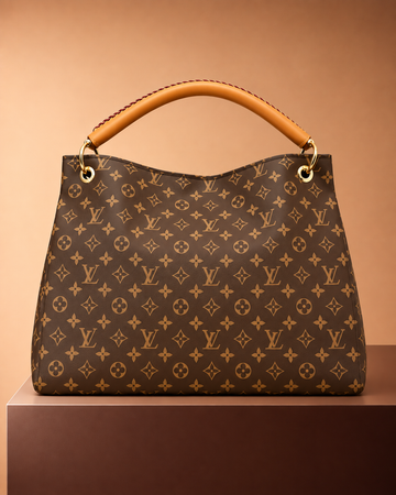 Louis Vuitton Trenzada Marrón Monograma