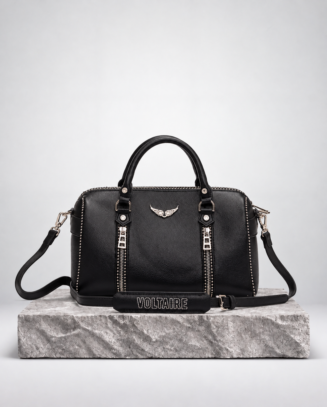 Zadig & Voltaire Sunny Medium Studs Negro