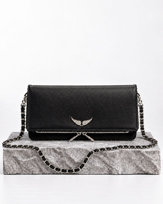 Zadig & Voltaire Rock Clutch Rectangular Negro