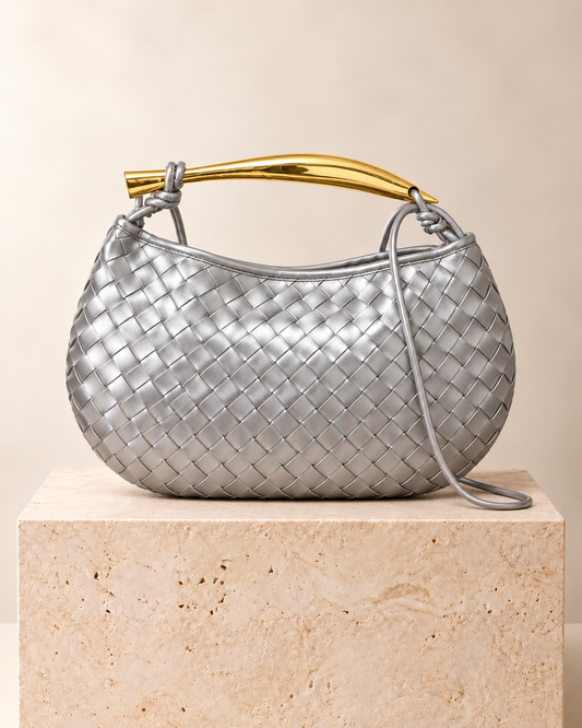 Bottega Veneta Sardine Plateado