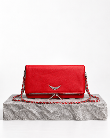 Zadig & Voltaire Paris Clásica Medium Rojo