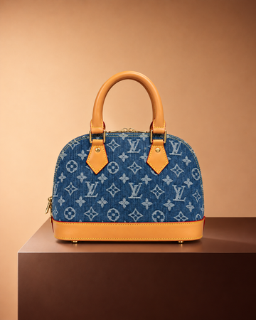 Louis Vuitton Alma BB Denim Monograma