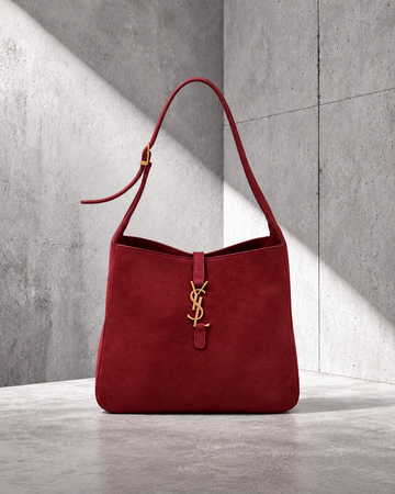 Ysaint Laurent Le 5 à 7 Supple Medium Bordó