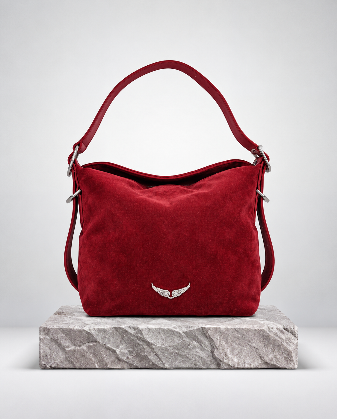 Zadig & Voltaire Jane Suede Bordó