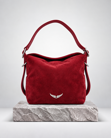 Zadig & Voltaire Jane Suede Bordó