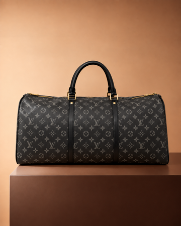 Louis Vuitton Keepall 55 Monograma Eclipse Negro