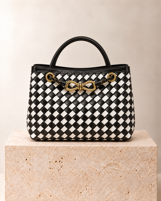 Bottega Veneta Andiamo Intrecciato Bicolor