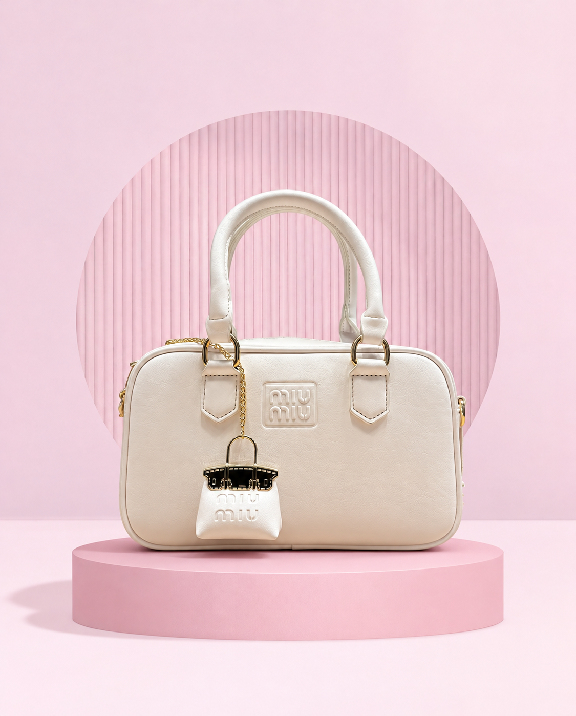 Miu Miu Beau Small Blanco